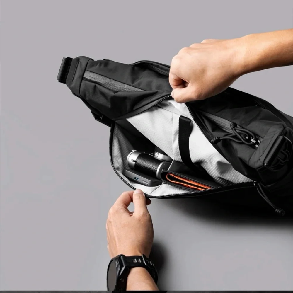 NWT Alpaka Black Flight Satchel - A2